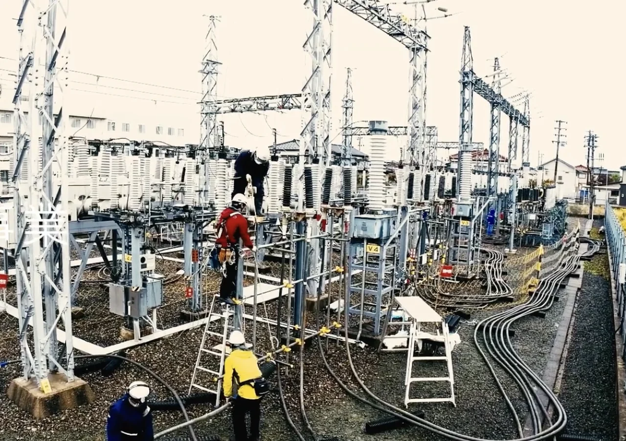 発変電設備の工事
